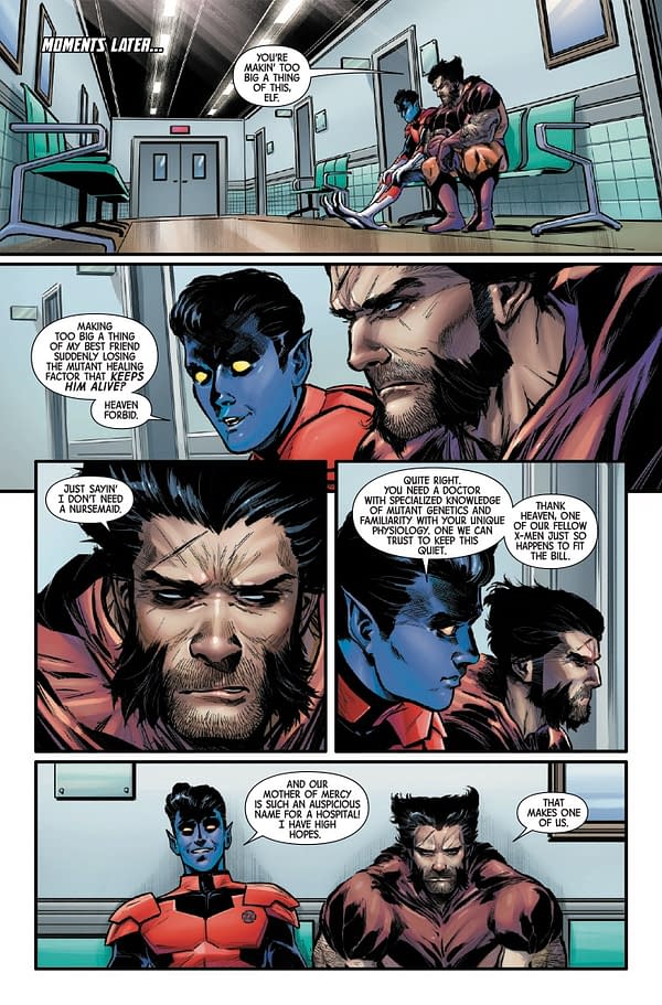 Interior preview page from WOLVERINE #22 DAN PANOSIAN COVER