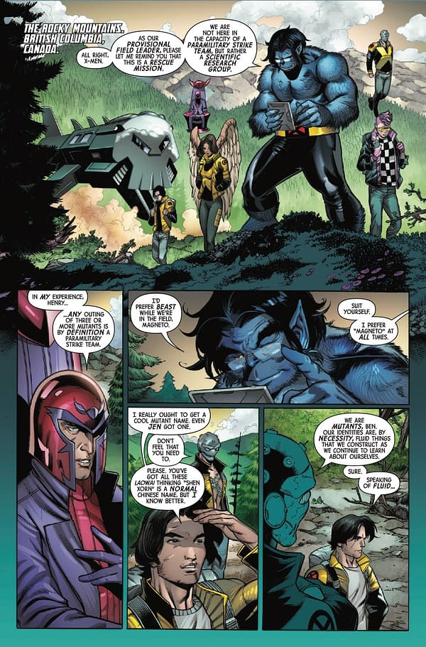 Interior preview page from X-MEN #31 TONY DANIEL COVER