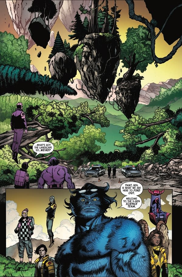 Interior preview page from X-MEN #31 TONY DANIEL COVER