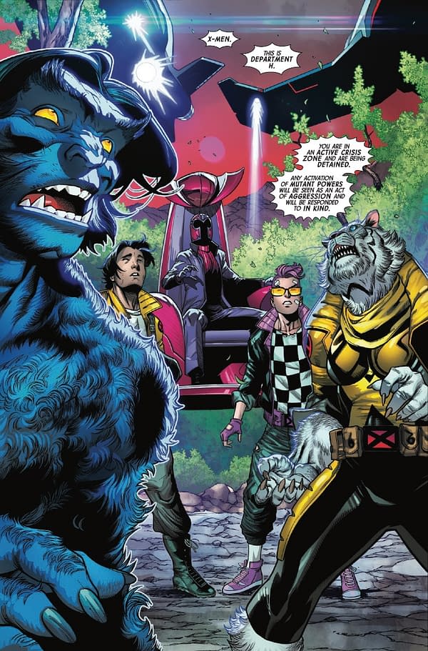 Interior preview page from X-MEN #32 TONY DANIEL COVER