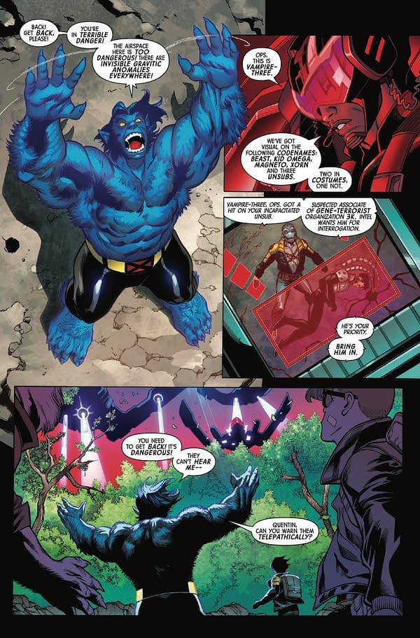 Interior preview page from X-MEN #32 TONY DANIEL COVER