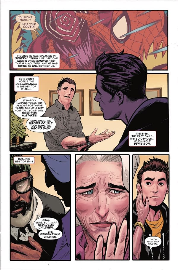Interior preview page from AMAZING SPIDER-MAN #31 PATRICK GLEASON COVER