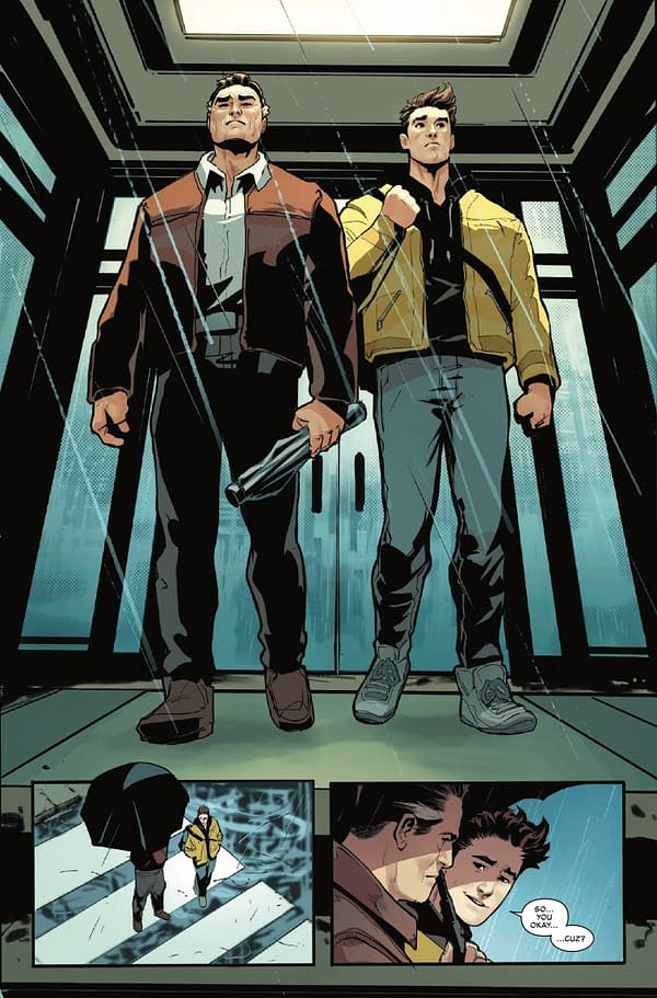 Interior preview page from AMAZING SPIDER-MAN #32 PATRICK GLEASON COVER