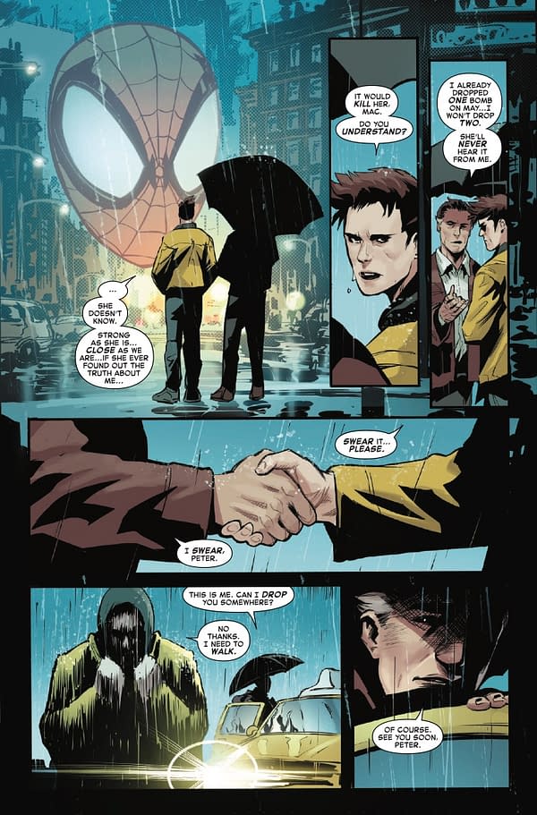Interior preview page from AMAZING SPIDER-MAN #32 PATRICK GLEASON COVER