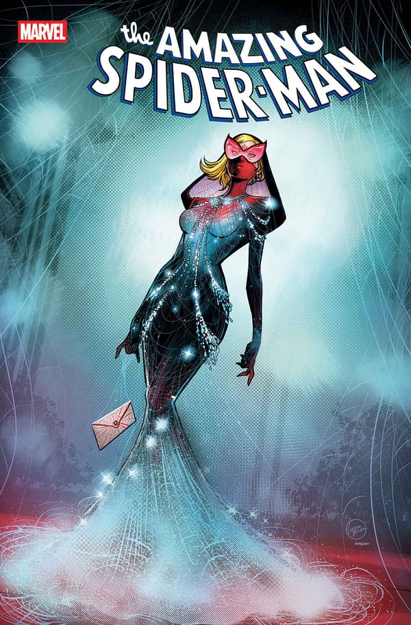 Cover image for AMAZING SPIDER-MAN #32 LUCIANO VECCHIO HELLFIRE COSTUME SWAP VARIANT
