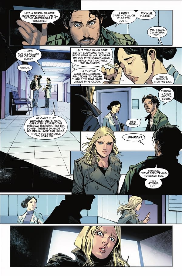 Interior preview page from CAPTAIN AMERICA #12 VALERIO SCHITI COVER