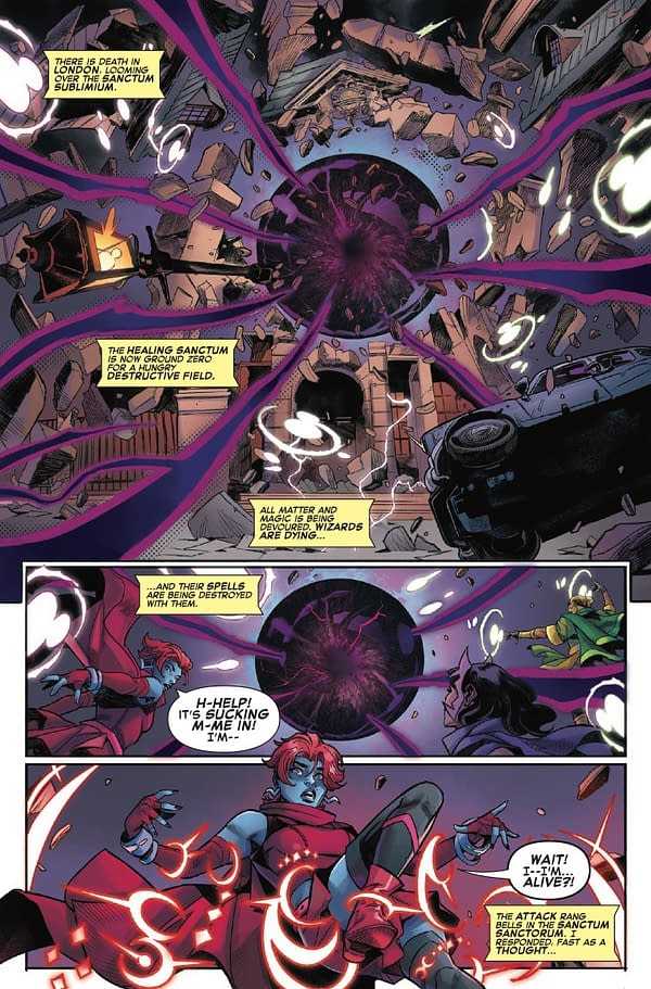Interior preview page from SORCERER SUPREME #7 LESLEY "LEIRIX" LI COVER