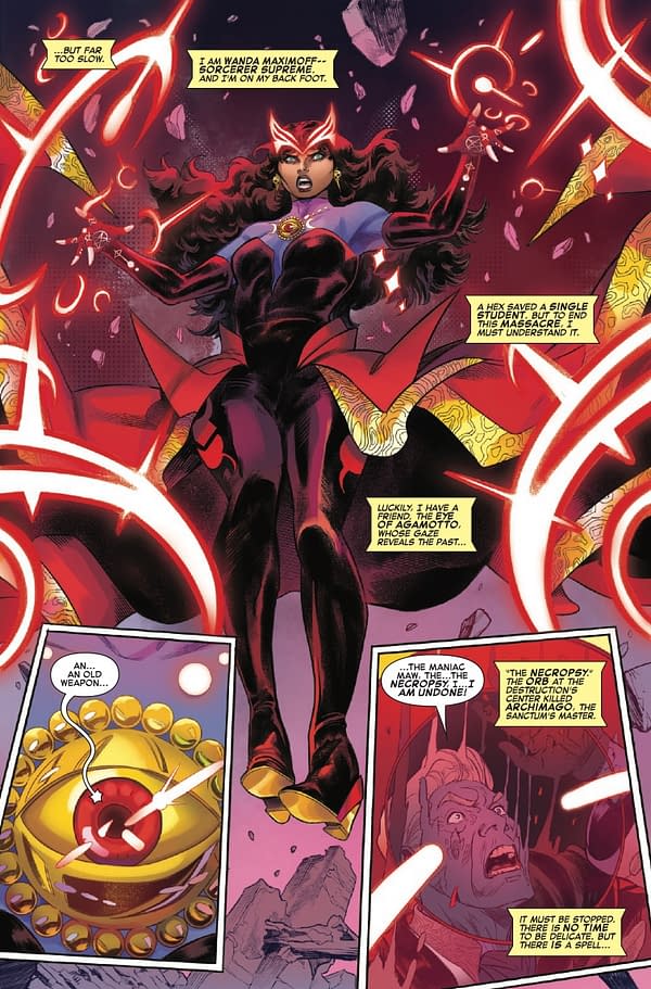 Interior preview page from SORCERER SUPREME #7 LESLEY "LEIRIX" LI COVER