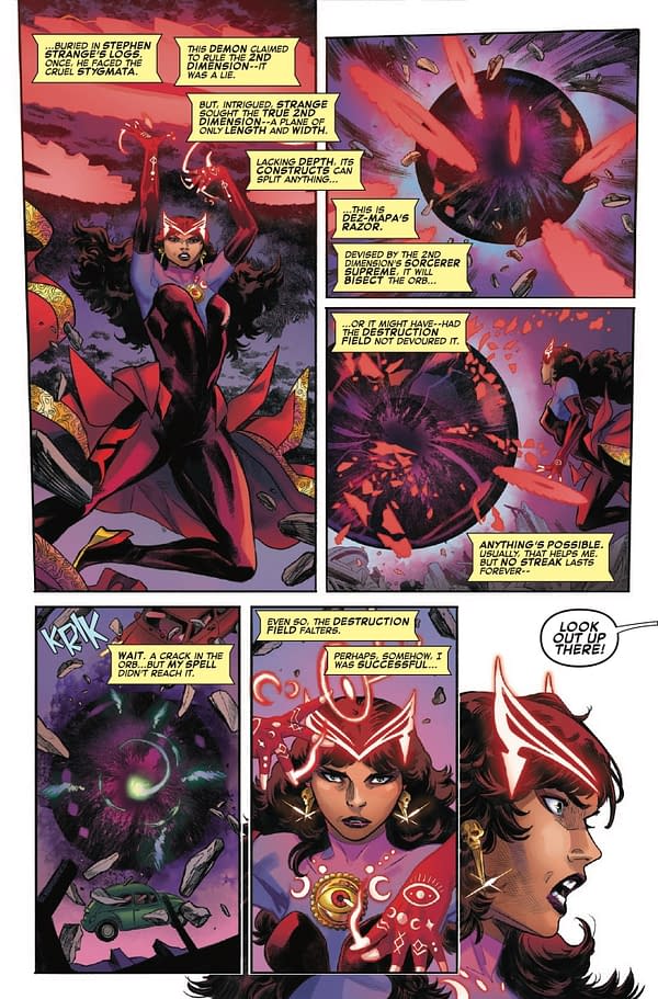 Interior preview page from SORCERER SUPREME #7 LESLEY "LEIRIX" LI COVER
