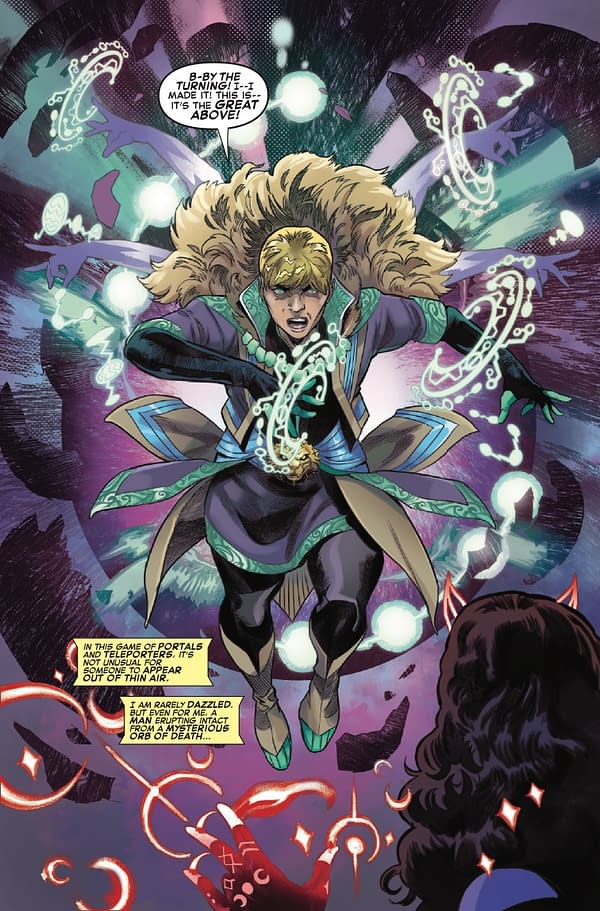 Interior preview page from SORCERER SUPREME #7 LESLEY "LEIRIX" LI COVER