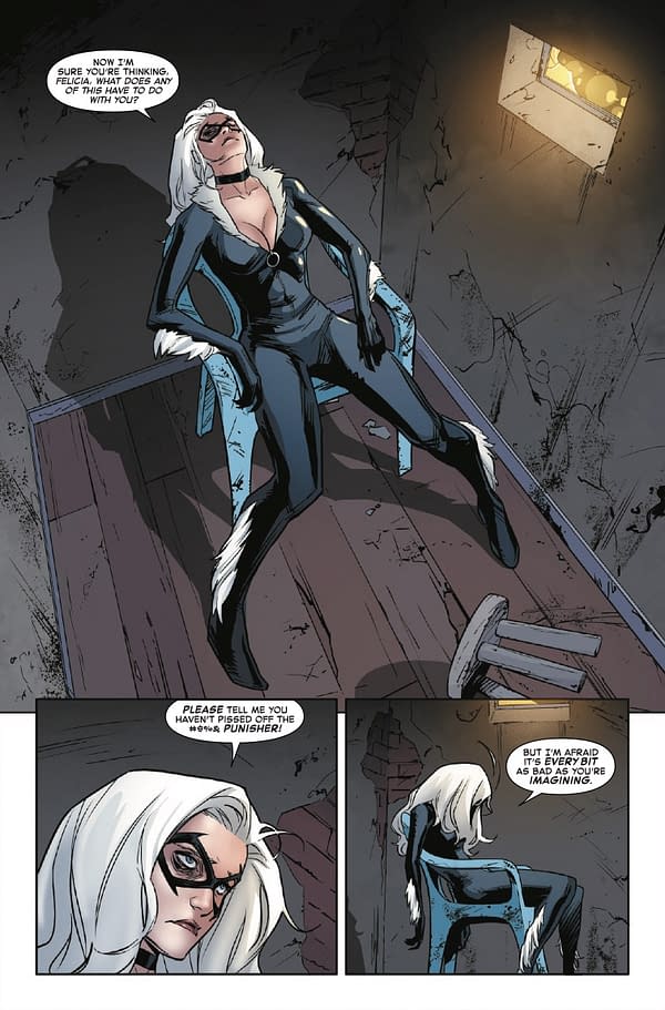 Interior preview page from BLACK CAT #11 ADAM HUGHES COVER