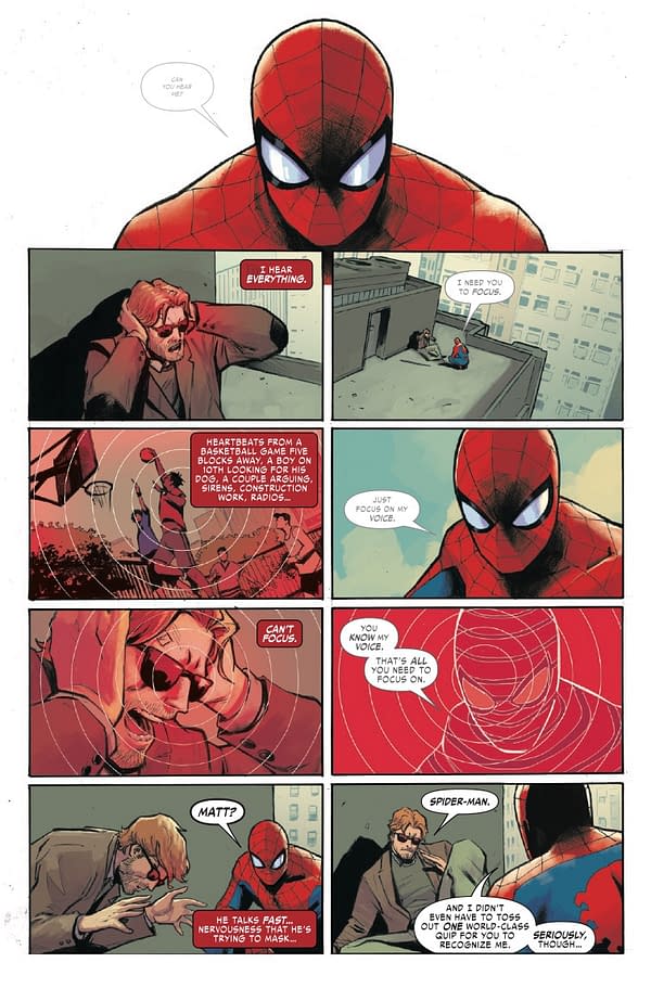 Interior preview page from DAREDEVIL #3 LEE GARBETT COVER