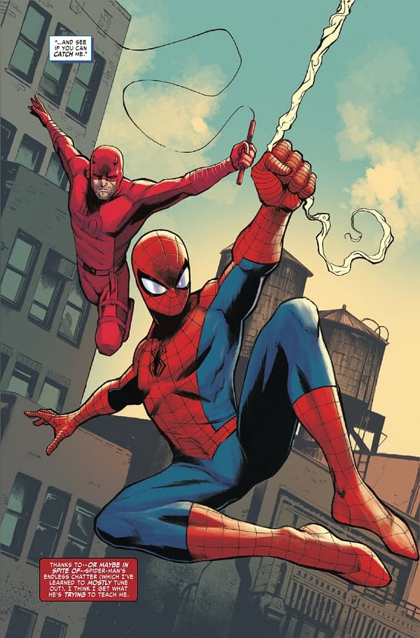 Interior preview page from DAREDEVIL #3 LEE GARBETT COVER
