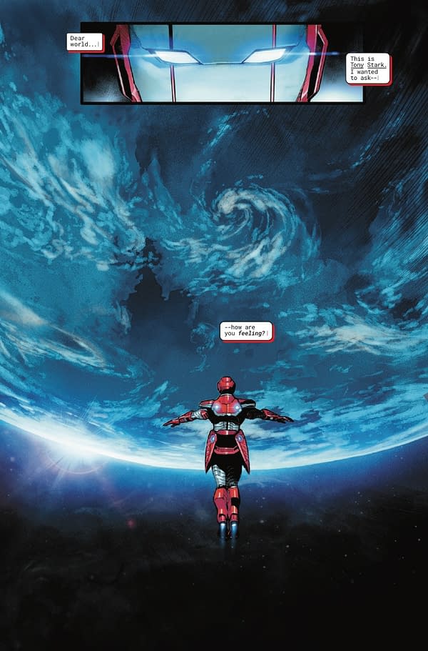 Interior preview page from ULTIMATE UNIVERSE: FINALE #1 PHIL NOTO COVER