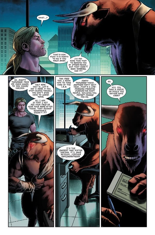Interior preview page from THE MORTAL THOR #11 ALEX ROSS COVER
