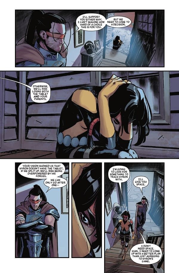 Interior preview page from MOONSTAR #4 GERMAN PERALTA COVER
