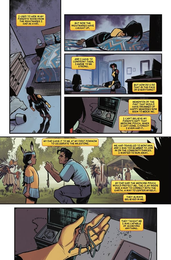 Interior preview page from MOONSTAR #4 GERMAN PERALTA COVER