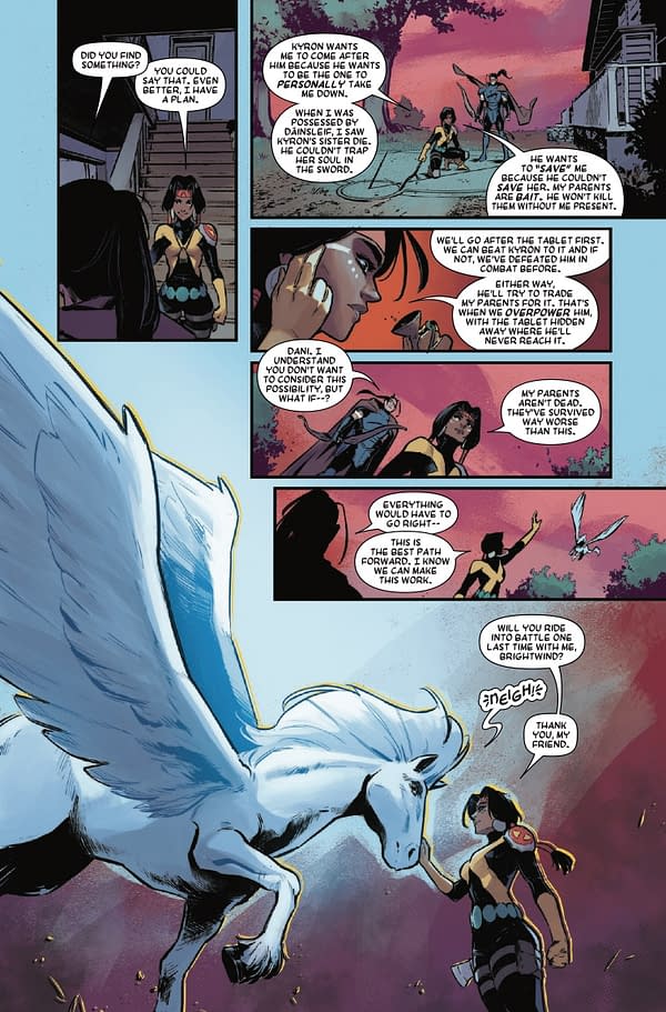 Interior preview page from MOONSTAR #4 GERMAN PERALTA COVER