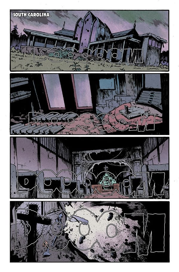 Interior preview page from THE INFERNAL HULK #8 NIC KLEIN COVER