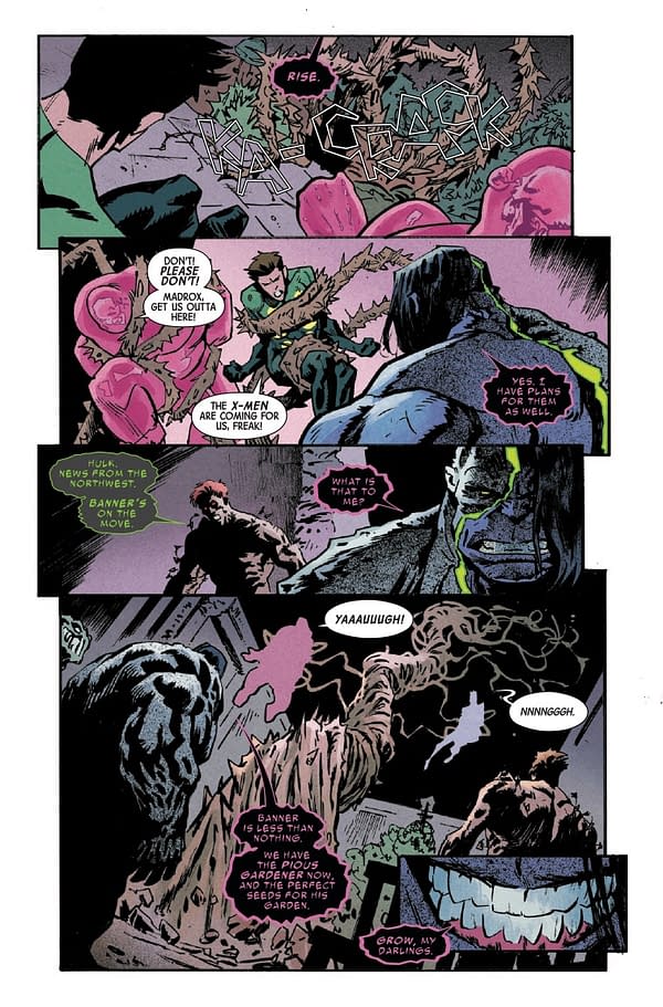 Interior preview page from THE INFERNAL HULK #8 NIC KLEIN COVER