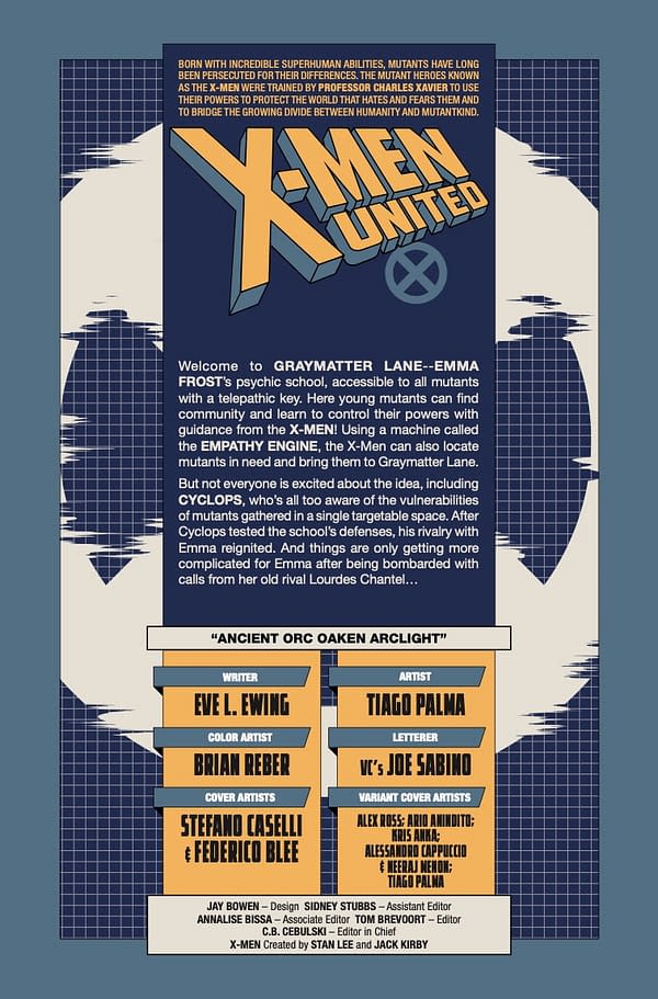 Interior preview page from X-MEN UNITED #4 STEFANO CASELLI COVER
