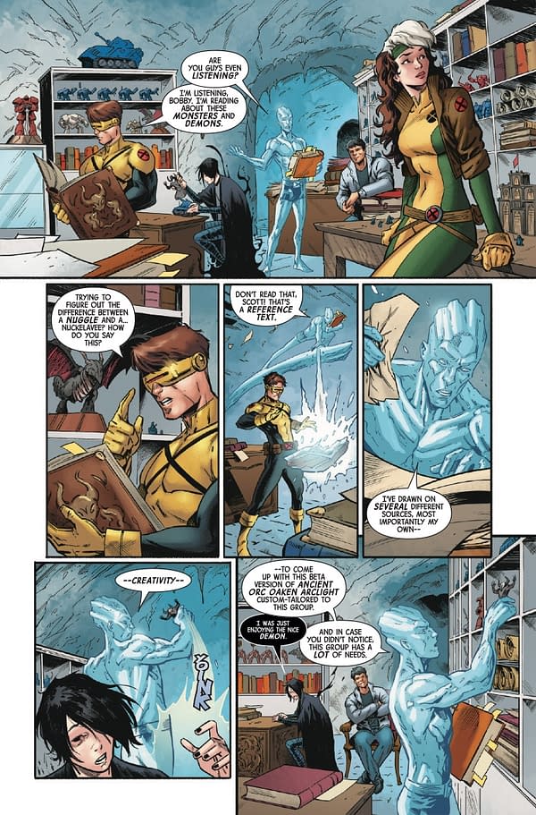 Interior preview page from X-MEN UNITED #4 STEFANO CASELLI COVER