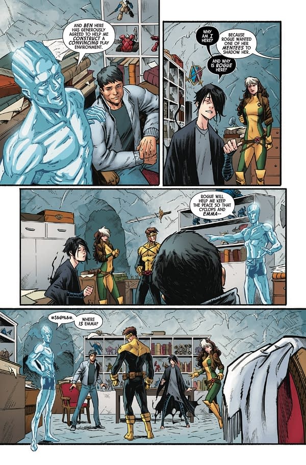 Interior preview page from X-MEN UNITED #4 STEFANO CASELLI COVER