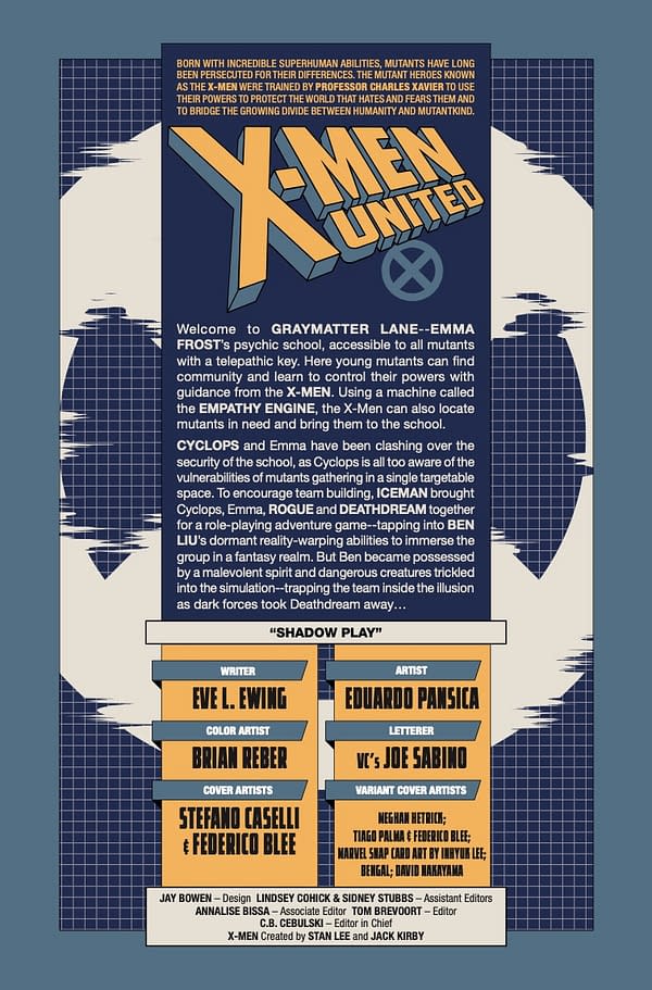 Interior preview page from X-MEN UNITED #5 STEFANO CASELLI COVER