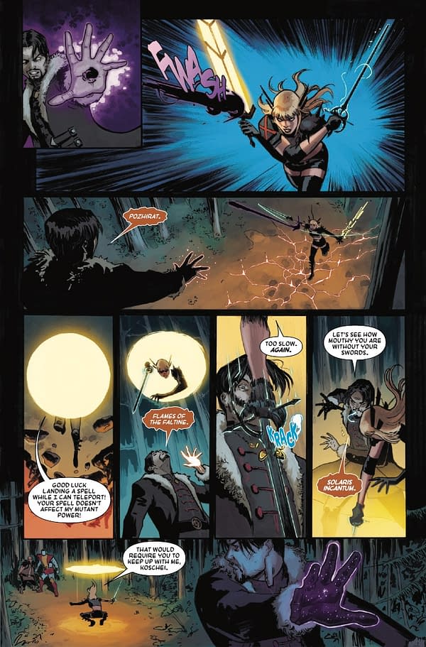 Interior preview page from MAGIK AND COLOSSUS #5 DAVID NAKAYAMA COVER