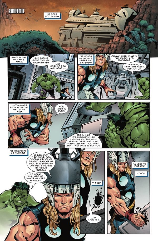 Interior preview page from WHAT IF…? THOR #1 LUCAS WERNECK COVER