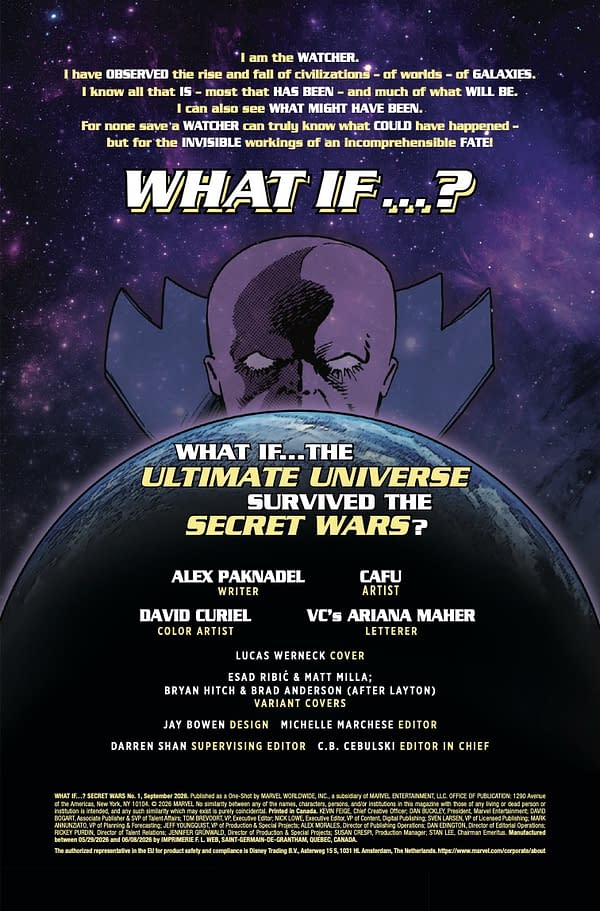 Interior preview page from WHAT IF…? SECRET WARS #1 LUCAS WERNECK COVER