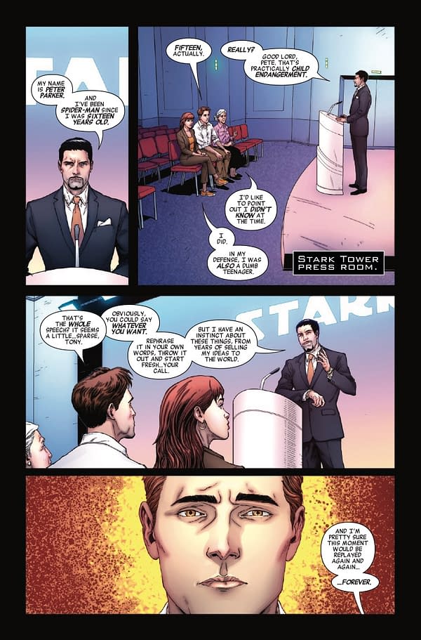 Interior preview page from CIVIL WAR: UNMASKED #2 GEOFF SHAW COVER