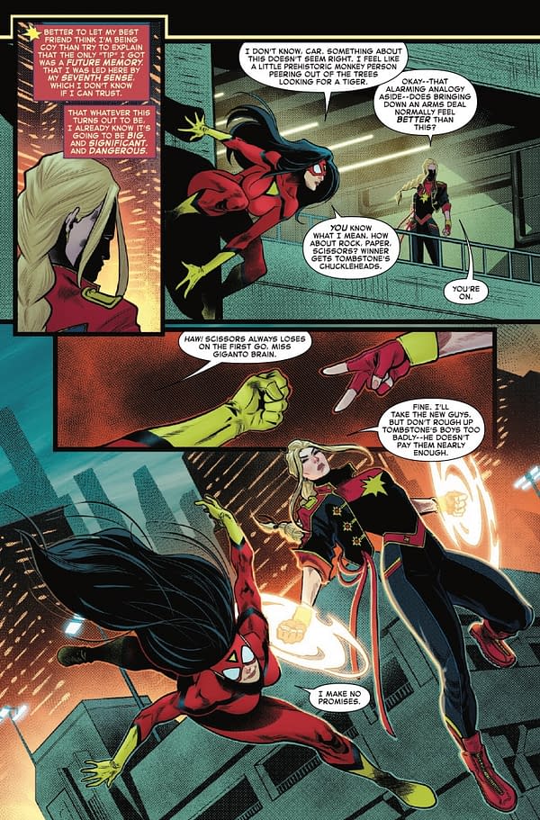 Interior preview page from CAPTAIN MARVEL: DARK PAST #3 LUCAS WERNECK COVER