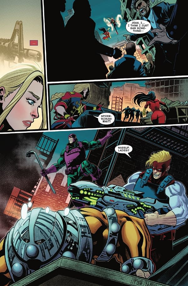 Interior preview page from CAPTAIN MARVEL: DARK PAST #3 LUCAS WERNECK COVER