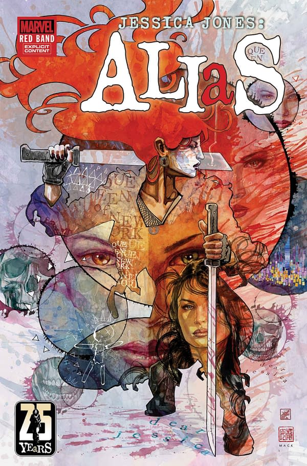 Cover image for ALIAS: RED BAND #4 DAVID MACK COVER