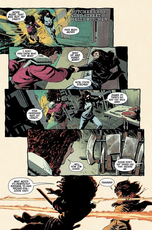 Interior preview page from ALIAS: RED BAND #4 DAVID MACK COVER