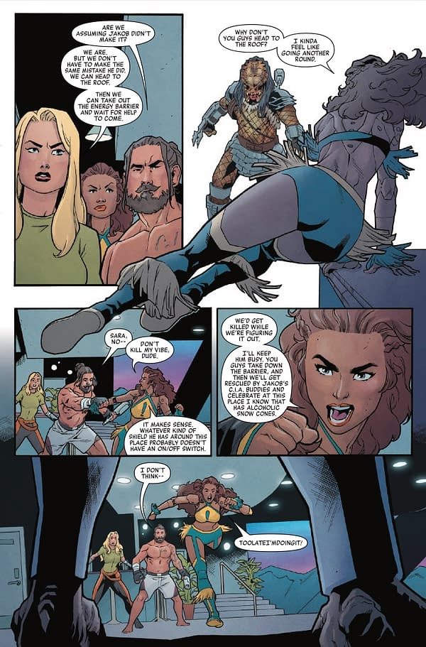 Interior preview page from PREDATOR: BLOODSHED #5 KEN LASHLEY COVER
