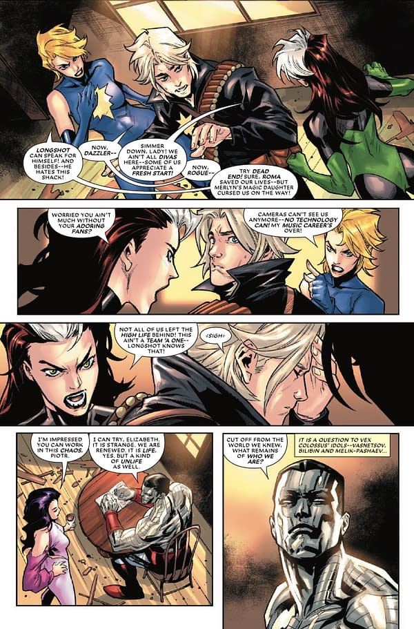 Interior preview page from X-MEN: OUTBACK #1 RUSSELL DAUTERMAN COVER