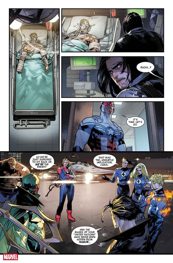 Interior preview page from AVENGERS: ARMAGEDDON #1 DIKE RUAN COVER