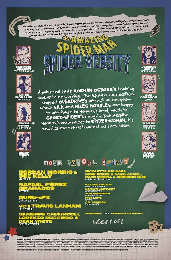 Interior preview page from AMAZING SPIDER-MAN: SPIDER-VERSITY #3 GIUSEPPE CAMUNCOLI COVER