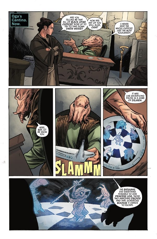 Interior preview page from STAR WARS: GALAXY'S EDGE – ECHOES OF THE EMPIRE #3 PHIL NOTO COVER