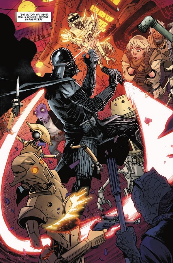 Interior preview page from STAR WARS: GALAXY'S EDGE – ECHOES OF THE EMPIRE #3 PHIL NOTO COVER
