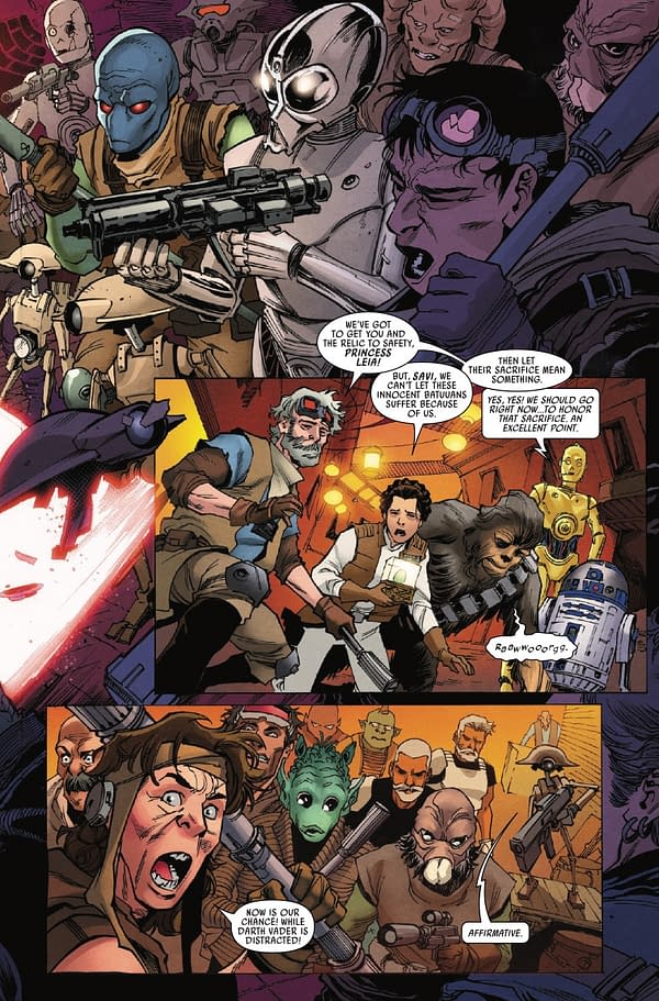 Interior preview page from STAR WARS: GALAXY'S EDGE – ECHOES OF THE EMPIRE #3 PHIL NOTO COVER
