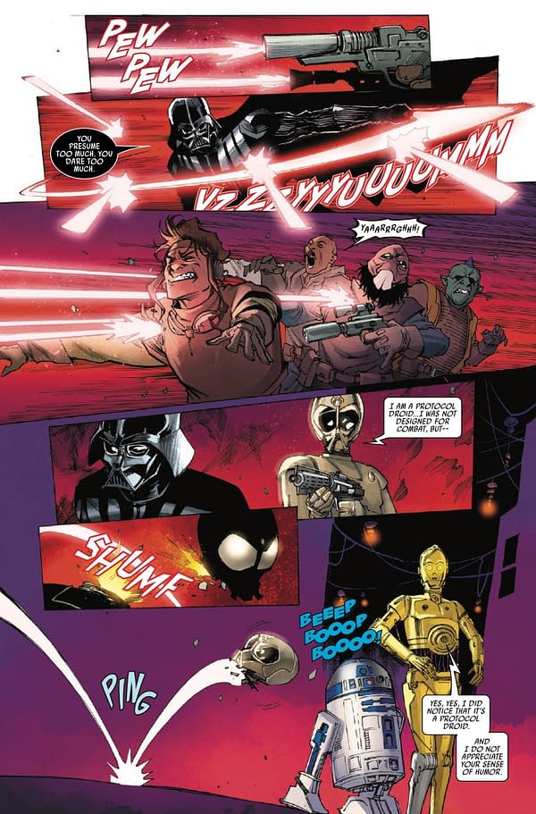 Interior preview page from STAR WARS: GALAXY'S EDGE – ECHOES OF THE EMPIRE #3 PHIL NOTO COVER
