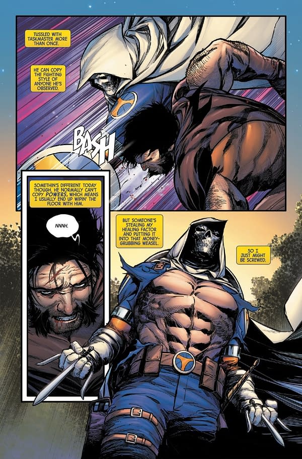 Interior preview page from WOLVERINE #23 DAN PANOSIAN COVER