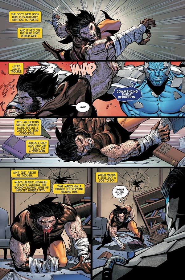 Interior preview page from WOLVERINE #24 DAN PANOSIAN COVER