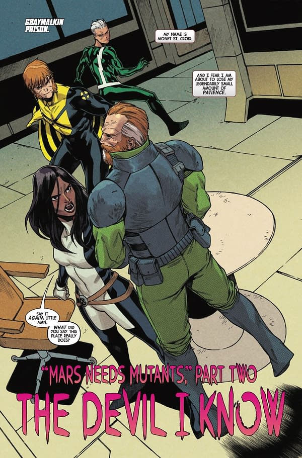 Interior preview page from UNCANNY X-MEN #31 LUCIANO VECCHIO COVER