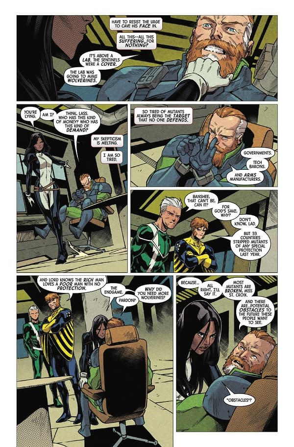 Interior preview page from UNCANNY X-MEN #31 LUCIANO VECCHIO COVER