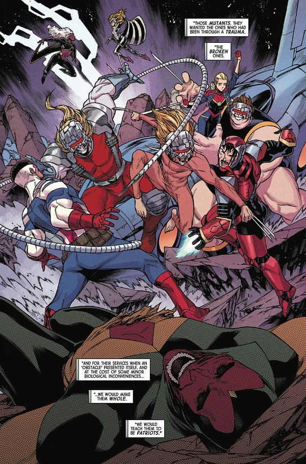 Interior preview page from UNCANNY X-MEN #31 LUCIANO VECCHIO COVER