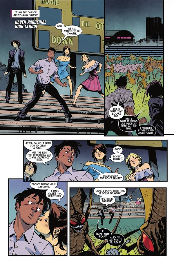 Interior preview page from UNCANNY X-MEN #32 LUCIANO VECCHIO COVER